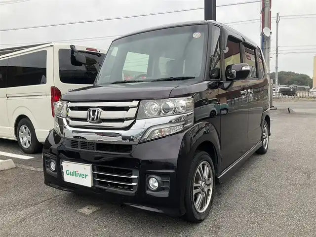 ホンダ Ｎ ＢＯＸ カスタム G Lパッケージ 滋賀県 2016(平28)年 7.9万km プレミアムベルベットパープル・パール 車検9年8月まで/イクリプスSDナビ/・Bluetooth・フルセグTV/バックモニター/両側パワースライドドア/ビルトインETC/純正HIDヘッドライト/フォグランプ/オートリトミラー/シートリフター/ECON/純正マット/バイザー/プッシュスタート/スマートキー/取説/保証書/スペアキー/