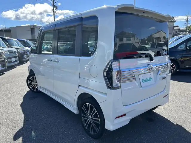 ダイハツ タント カスタム RS トップED SA Ⅲ 愛知県 2017(平29)年 2.8万km パールホワイトⅢ ワンオーナー車　/純正ナビ　/ＤＴＶ　/Ｂカメラ　/スマートアシストIII　/レーンキープ　/両側パワースライドドア　/ＥＴＣ　/ドライブレコーダー　/ハーフレザー　/ＬＥＤヘッドライト