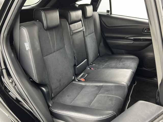 トヨタ ハリアー エレガンス GRスポーツ 宮城県 2018(平30)年 6.3万km ブラック 禁煙車/トヨタセーフティーセンス/・プリクラッシュセーフティーシステム/・レーンディバ―チャーアラート/・オートマチックハイビーム/・レーダークルーズコントロール/純正9インチナビ/（BT.AM.FM.CD.SD）/バックカメラ/フルセグテレビ/ビルトインETC/純正ドライブレコーダー（F）/電動パーキングブレーキ/AUTOHOLD/LEDヘッドライト/LEDフォグランプ/革巻きステアリング/ステアリングスイッチ/プッシュスタート/スマートキー/ハーフレザーシート/純正フロアマット/純正ドアバイザー/純正19インチアルミホイール/アイドリングストップ/横滑り防止機能