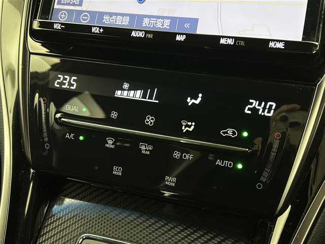 トヨタ ハリアー エレガンス GRスポーツ 宮城県 2018(平30)年 6.3万km ブラック 禁煙車/トヨタセーフティーセンス/・プリクラッシュセーフティーシステム/・レーンディバ―チャーアラート/・オートマチックハイビーム/・レーダークルーズコントロール/純正9インチナビ/（BT.AM.FM.CD.SD）/バックカメラ/フルセグテレビ/ビルトインETC/純正ドライブレコーダー（F）/電動パーキングブレーキ/AUTOHOLD/LEDヘッドライト/LEDフォグランプ/革巻きステアリング/ステアリングスイッチ/プッシュスタート/スマートキー/ハーフレザーシート/純正フロアマット/純正ドアバイザー/純正19インチアルミホイール/アイドリングストップ/横滑り防止機能