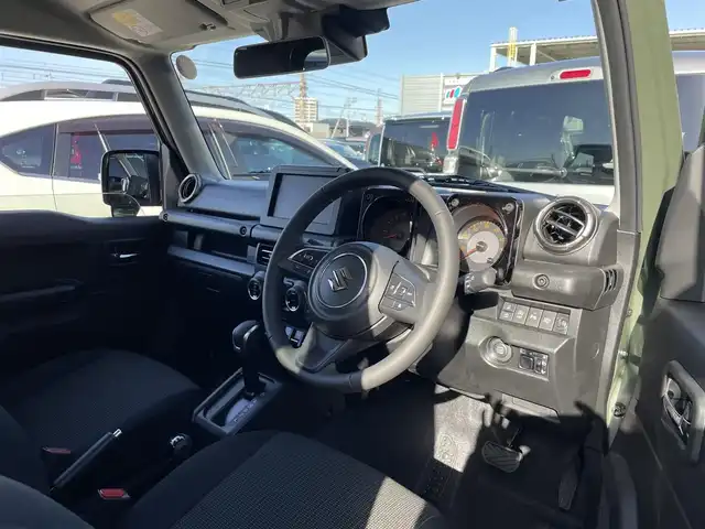 スズキ ジムニー XC 滋賀県 2025(令7)年 0.1千km ジャングルグリーン 届出済未使用車/追従クルーズコントロール/クリアランスソナー/LEDヘッドライト/オートマチックハイビーム/ヒルディセントコントロール/衝突被害軽減ブレーキ/D/Nシートヒーター/プッシュスタート/スマートキー/ステアリングリモコン