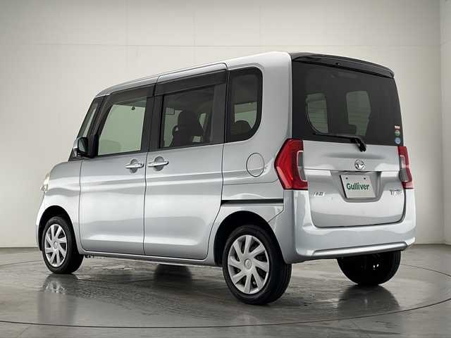 ダイハツ タント X SA 宮崎県 2014(平26)年 7.1万km ブライトシルバーメタリック 禁煙車/衝突被害軽減ブレーキ/社外ナビTV/（MDV-L404W/CD/FMAM/ワンセグTV)/社外ETC/純正セキュリティアラーム/純正ラバーマット/左側電動スライドドア/オートエアコン/電動格納ミラー/リアプライバシーガラス/スマートキー/プッシュエンジンスタート/スペアキー/新車時保証書/取扱い説明書