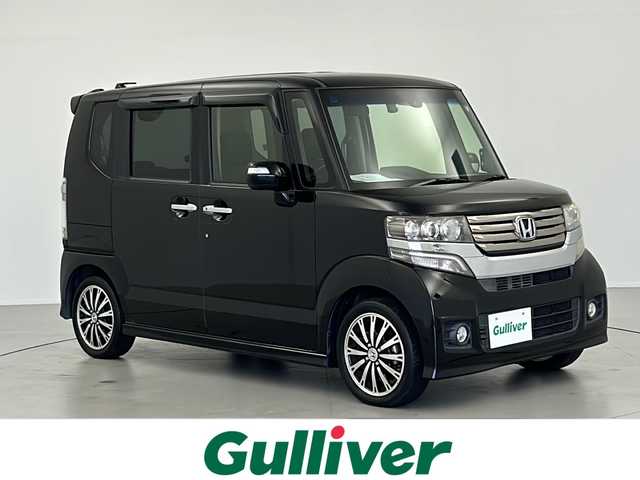 ホンダ Ｎ ＢＯＸ カスタム G ターボSSパッケージ 岐阜県 2015(平27)年 7.9万km スマートブラック 純正ナビ（VXM-155VSi）/CD/DVD/BT/SD/AM/FM/バックカメラ/両側パワースライドドア/衝突軽減ブレーキ（CTBA）/ドアバイザー/純正15インチアルミホイール/フロアマット/純正ドライブレコーダー/横滑り防止