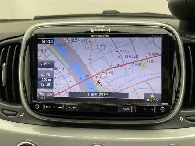 アバルト ５９５ 兵庫県 2018(平30)年 3.9万km Gligio Campovolo 社外メモリナビ/（CD/DVD/SD/ワンセグTV）/・AVIC-RZ301/バックカメラ/クリアランスソナー/横滑り防止装置/後方コーナーセンサー/5速MT/ターボエンジン/カーテンエアバッグ/HIDヘッドライト/フォグランプ/ETC/純正16インチアルミホイール/純正フロアマット