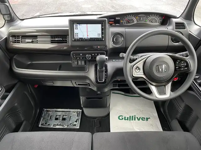 ホンダ Ｎ ＢＯＸ カスタム G L ホンダセンシング 千葉県 2019(令1)年 1.3万km プレミアムベルベットパープル・パール ホンダセンシング/・衝突軽減ブレーキ/・レーンキープアシスト/・アダプティブクルーズコントロール/・オートマチックハイビーム/純正SDナビ【VXM-205Ci】/バックカメラ/左後パワースライドドア/前席シートヒーター/スマートキー/純正14インチアルミホイール/純正LEDヘッドライト/フォグランプ/社外ドライブレコーダー/ビルトインETC/サイド＆カーテンエアバッグ