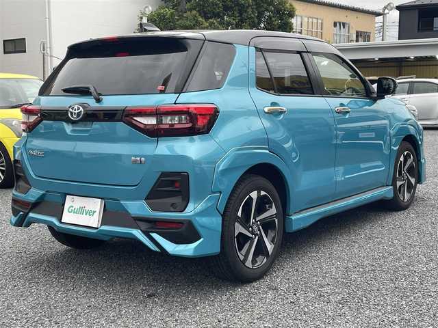 トヨタ ライズ Z 埼玉県 2022(令4)年 0.8万km ブラックマイカメタリック/ターコイズブルーマイカメタリック ワンオーナー/前席シートヒーター/純正メモリーナビ＆フルセグＴＶ/（ＤＶＤ＆ＣＤ＆ＢＴ）/アラウンドビューカメラ/ビルトインＥＴＣ/前後ドライブレコーダー/衝突被害軽減システム/レーンキープアシスト/レーダークルーズコントロール/ステアリングリモコン/革巻きステアリング/デジタルインナーミラー/コーナーセンサー/モデリスタエアロ/純正１７inアルミホイール/オートハイビーム/オートライト/ＬＥＤライト/フォグランプ/ウィンカーミラー/オート電動格納ミラー/スマートキー/プッシュスタート/Ｗ＆サイド＆カーテンエアバッグ/横滑り防止装置/ＡＢＳ/ドアバイザー/フロアマット/新車保証書/取扱説明書（車両＆ナビ）/スマートスペアキー有