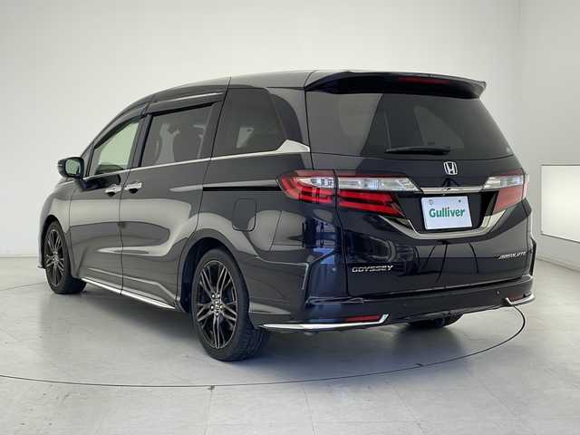 ホンダ オデッセイ アブソルート・EXホンダセンジング 千葉県 2019(令1)年 4.7万km プレミアムヴィーナスブラックP 純正ナビ/　CD/DVD/Bluetooth/フルセグTV/Apple car play/ホンダセンシング/レーダークルーズコントロール/レーンキープアシスト/衝突軽減ブレーキ/クリアランスソナー/先行車発進警報/標識認識機能/全方位カメラ/オートライト/純正フリップダウンモニター/両側パワスラ/レザーシート/前席パワーシート/LEDライト/パドルシフト/360度ドラレコ/ビルトインETC2.0/フロアマット/純正18インチアルミホイール