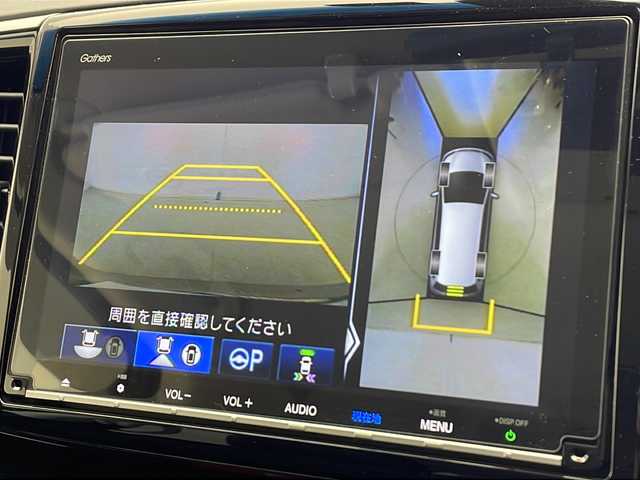 ホンダ オデッセイ アブソルート・EXホンダセンジング 千葉県 2019(令1)年 4.7万km プレミアムヴィーナスブラックP 純正ナビ/　CD/DVD/Bluetooth/フルセグTV/Apple car play/ホンダセンシング/レーダークルーズコントロール/レーンキープアシスト/衝突軽減ブレーキ/クリアランスソナー/先行車発進警報/標識認識機能/全方位カメラ/オートライト/純正フリップダウンモニター/両側パワスラ/レザーシート/前席パワーシート/LEDライト/パドルシフト/360度ドラレコ/ビルトインETC2.0/フロアマット/純正18インチアルミホイール