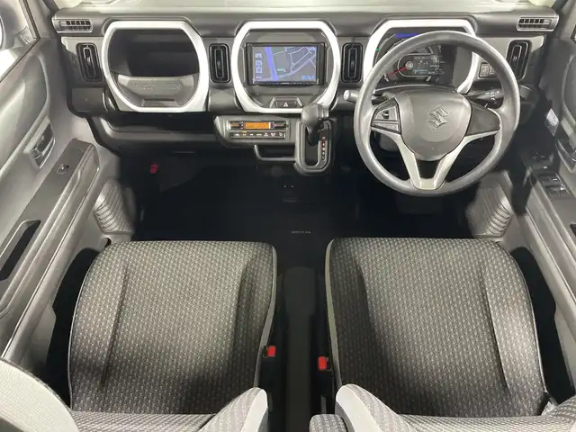 スズキ ハスラー HYBRID G 福岡県 2020(令2)年 3.4万km ピュアホワイトP KENWOODナビ/ワンセグ・ラジオ・DVD・CD・iPad/プリクラッシュセーフティー/クリアランスソナー/アイドリングストップ/横滑り防止システム/車線逸脱警報/USB/プッシュスタート/シートヒーター前席/ステアリングリモコン/純正フロアマット/オートライト/保証書/取扱説明書