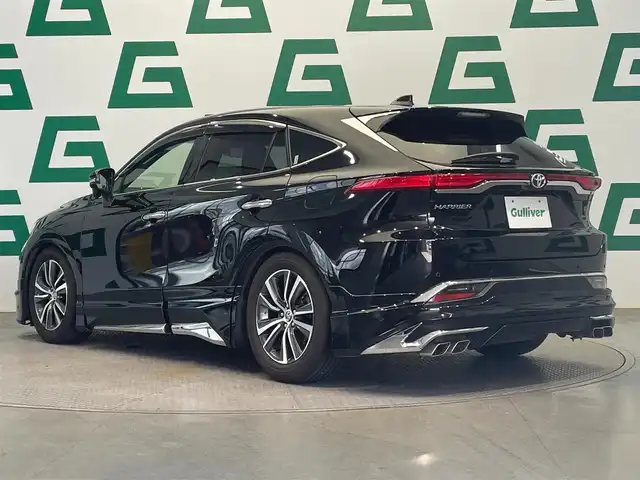 トヨタ ハリアー G 鹿児島県 2020(令2)年 4万km ブラック 純正ナビ機能付きディスプレイオーディオ　/・Ｂｌｕｅｔｏｏｔｈ/・AM/FM/・AUX　/モデリスタエアロ　/ローダウン/デジタルインナーミラー型ドラレコ　/社外車内イルミ　/ＬＥＤヘッドライト　/電動パーキングブレーキ　/オートホールド/トヨタセーフティ　/・クルーズコントロール/・LTA/・PCS/・BSM/・RCTA/・RSA