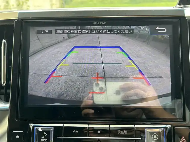 トヨタ アルファード SA Cパッケージ 長崎県 2016(平28)年 4.9万km グレーメタリック ワンオーナー/社外10インチナビ/（CD/DVD/BT/フルセグ）/フリップダウンモニター/バックカメラ/衝突軽減ブレーキ/レーダークルーズ/ETC/両側パワースライドドア/パワーバックドア/ハンドルヒーター/コーナーセンサー/社外20インチAW/純正18インチAW車載