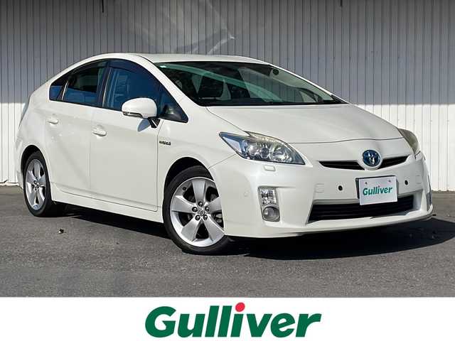 トヨタ プリウス S ツーリングセレクション 長野県 2009(平21)年 3.6万km ホワイトパールクリスタルシャイン 純正メーカーナビ/バックカメラ/ETC/プッシュスタート/純正17インチアルミ/前後コーナーセンサー/純正フロアマット