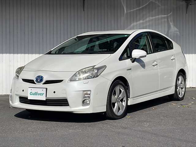 トヨタ プリウス S ツーリングセレクション 長野県 2009(平21)年 3.6万km ホワイトパールクリスタルシャイン 純正メーカーナビ/バックカメラ/ETC/プッシュスタート/純正17インチアルミ/前後コーナーセンサー/純正フロアマット