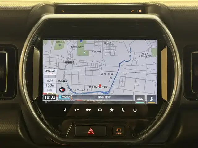 スズキ ハスラー Jスタイル 三重県 2022(令4)年 6.1万km クールカーキパールメタリック/ホワイト2トーンルーフ マイルドハイブリッド/FF/インパネCVT/【OP】純正 9インチナビ/（CD/DVD/FM/AM/Bluetooth/USB/iPod/SmartDeviceLink/Apple CarPlay/AndroidAuto）/【OP】全方位モニター/スズキセーフティサポート/・デュアルカメラブレーキサポート/・車線逸脱警報機能／ふらつき警報機能／車線逸脱抑制機能/・リヤパーキングセンサー/・標識認識機能（車両進入禁止、はみ出し通行禁止、最高速度、一時停止）/・先行車発進お知らせ機能/など/装備/・【OP】ルーフレール＆2トーンカラー/・ハーフレザーシート/・シートヒーター（D/N）/・オートエアコン/・オートライト/・LED ヘッドランプ＋フロントフォグランプ/・ハイビームアシスト/・ステアリングスイッチ/・プッシュスタート/・電動格納ドアミラー（ウインカーランプ付）/・純正15inAW/・保/取/ナビ取/・スマートキーx2（メカキー付属分のみ）/など