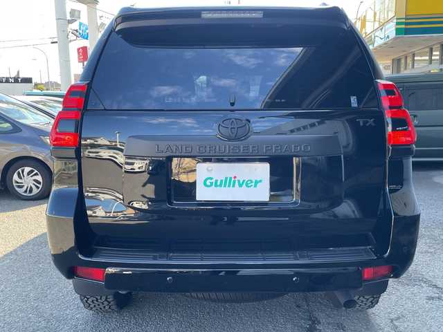 トヨタ ランドクルーザー プラド TX Lパッケージ 神奈川県 2023(令5)年 1.1万km ブラック ワンオーナー/プッシュスタート/ビルトインETC2.0/4WD/純正ナビ/Bluetooth接続/AM/FM/地デジTV/クリアランスソナー/アラウンドビューモニター/レーダークルーズコントロール/プリクラッシュ/車線逸脱防止装置/横滑り防止装置/D.N席パワーシート/D.N席シートヒーター、クーラー/オートライト、ハイビーム/LEDライト、フォグライト/サンルーフ/電動格納ミラー