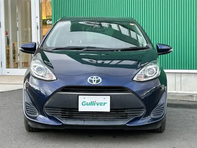 トヨタ アクア S スタイルブラック 宮城県 2019(平31)年 1.9万km ダークブルーマイカ セーフティセンス/・プリクラッシュセーフティ/・レーンディパーチャーアラート/・オートマチックハイビーム/先行車発進告知機能/インテリジェントクリアランスソナー（パーキングサポートブレーキ付）/純正ナビ（NSZT-W68T）/・CD/DVD/・Bluetooth/・フルセグTV/バックカメラ/ドライブレコーダー/ビルトインETC/オートライト/ステアリングスイッチ/スマートキー＆プッシュスタート/スペアキー1本/電動格納ミラー/Wエアバッグ