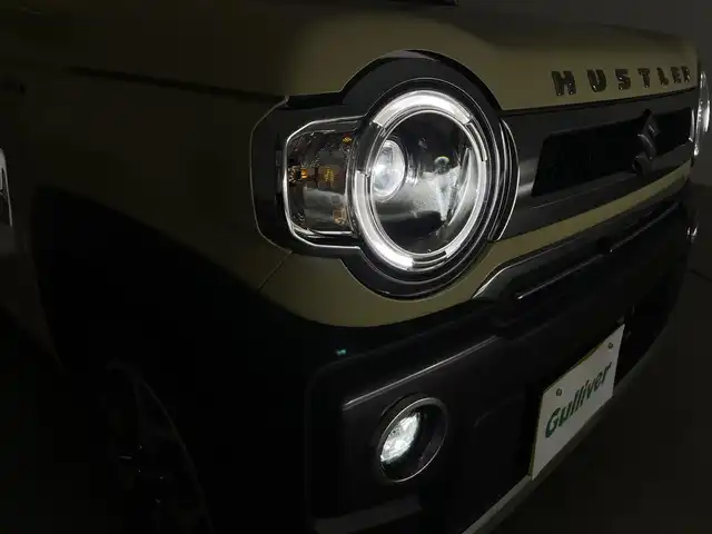 スズキ ハスラー Jスタイル Ⅱ 群馬県 2023(令5)年 0.1万km未満 シフォンアイボリーメタリック/ガンメタリック2トーン 2トーンカラー/全方位モニター付9インチメモリーナビゲーション/・AM/FM/CD/DVD/BT/フルセグTV/＝＝＝＝＝＝＝＝＝＝＝＝＝＝＝＝/デュアルセンサーブレーキサポート/誤発進抑制機能/後方誤発進抑制機能/車線逸脱警報/車線逸脱抑制機能/ふらつき警報機能/先行車発進お知らせ/アダプティブクルーズコントロール/標識認識機能/ハイビームアシスト/アイドリングストップ/前席シートヒーター/LEDヘッドライト/スマートキー/プッシュスタート