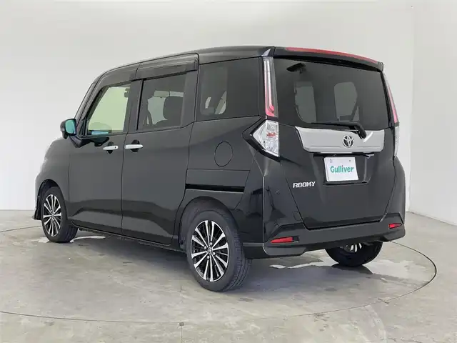 トヨタ ルーミー カスタムG－T 富山県 2021(令3)年 2.6万km ブラックマイカメタリック 純正ナビ（AM/FM/CD/DVD/BT）/フルセグTV/バックカメラ/両側パワースライドドア/衝突被害軽減ブレーキ/レーダークルーズコントロール/コーナーセンサー/ドライブレコーダー/ビルトインETC/スマートキー/スペアキー/プッシュスタート/電動パーキングブレーキ/オートブレーキホールド/純正フロアマット/横滑り防止装置/ISOFIX/LEDヘッドライト