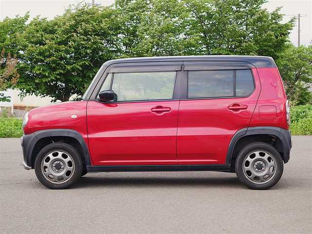 スズキ ハスラー G 山形県 2018(平30)年 4.7万km フェニックスレッドパール/ブルーイッシュブラックパール メモリナビ/　　【CD　DVD　BT フルセグ　USB　AUX】/バックカメラ/LEDヘッドライト/シートヒーター/アイドリングストップ/電動格納ミラー/純正フロアマット/ドアバイザ―/リモコンキー/ETC