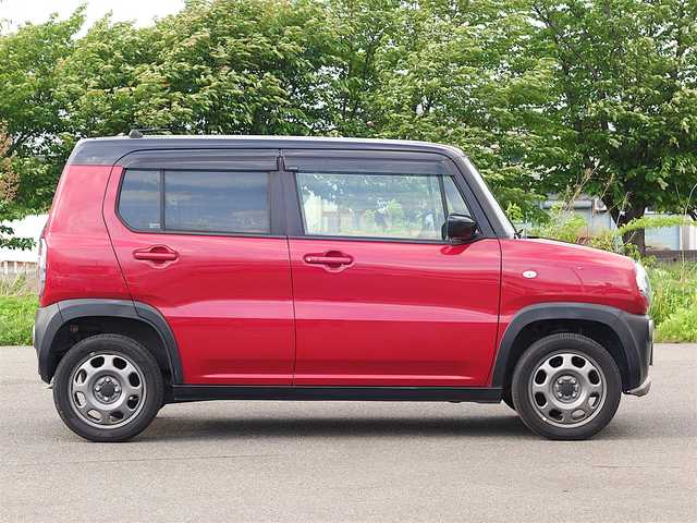 スズキ ハスラー G 山形県 2018(平30)年 4.7万km フェニックスレッドパール/ブルーイッシュブラックパール メモリナビ/　　【CD　DVD　BT フルセグ　USB　AUX】/バックカメラ/LEDヘッドライト/シートヒーター/アイドリングストップ/電動格納ミラー/純正フロアマット/ドアバイザ―/リモコンキー/ETC
