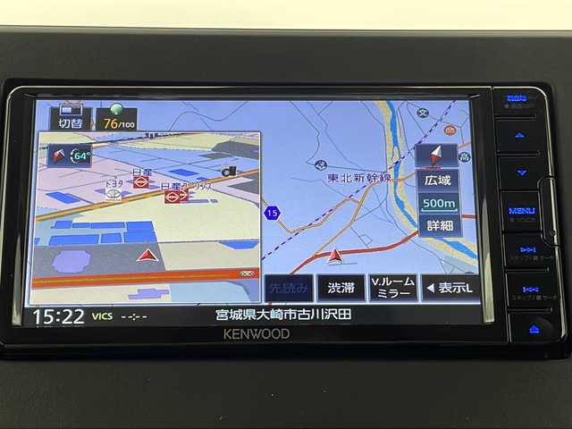 三菱 デリカミニ T プレミアム 宮城県 2024(令6)年 1.2万km アメジストブラック マイパイロット/衝突被害軽減ブレーキシステム（ＦＣＭ）		/車線逸脱警報システム（ＬＤＷ）		/オートマチックハイビーム（ＡＨＢ）		/後側方車両検知警報システム（ＢＳＷ／ＬＣＡ）	/コーナーセンサー/全方位バックカメラ/デジタルインナーミラー/ケンウッドSDナビ/・CD.DVD.SD.BT/フルセグTV/両側パワースライドドア/ハーフレザーシート/・前席シートヒーター/ビルトインETC/ドライブレコーダー/パドルシフト/ステアリングヒーター/ステアリングスイッチ/LEDヘッドライト/LEDフォグランプ/ダウンヒルアシストコントロール/アイドリングストップ/横滑り防止機能/プッシュスタート/スマートキー×2/純正15インチAW/社外フロアマット/ロールサンシェード/シートバックテーブル