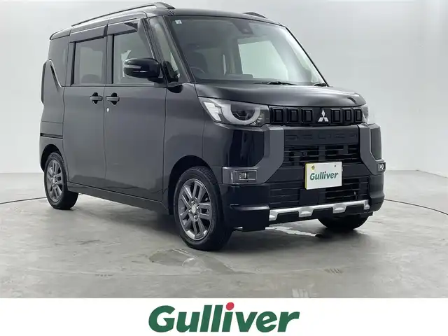 三菱 デリカミニ T プレミアム 福井県 2024(令6)年 1.2万km アメジストブラック 4WD/マイパイロット/・レーダークルーズコントロール/・衝突被害軽減ブレーキシステム（ＦＣＭ）		/・車線逸脱警報システム（ＬＤＷ）		/・オートマチックハイビーム（ＡＨＢ）		/・後側方車両検知警報システム（ＢＳＷ／ＬＣＡ）	/・コーナーセンサー/全方位バックカメラ/デジタルインナーミラー/ケンウッドSDナビ/・CD.DVD.SD.BT/フルセグTV/両側パワースライドドア/ハーフレザーシート/・前席シートヒーター/ビルトインETC/ドライブレコーダー/パドルシフト/ステアリングヒーター/ステアリングスイッチ/LEDヘッドライト/LEDフォグランプ/ダウンヒルアシストコントロール/アイドリングストップ/横滑り防止機能/プッシュスタート/スマートキー×2/純正15インチAW/社外フロアマット/ロールサンシェード/シートバックテーブル