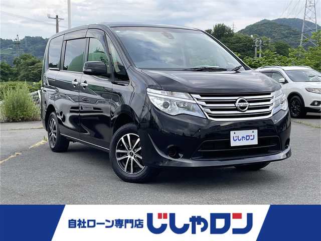 日産 セレナ 20X Vセレクション+セーフティ 岩手県 2016(平28)年 11.6万km ダイヤモンドブラック (株)IDOMが運営する【じしゃロン盛岡店】の自社ローン専用車両になりますこちらは現金またはオートローンご利用時の価格です。自社ローンご希望の方は別途その旨お申付け下さい/社外メモリナビ/AM/FM/CD/SD//ワンセグTV/バックカメラ/ETC/エマージェンシーブレーキ/クルーズコントロール/レーンキープアシスト/両側PWスライドドア/プッシュスタート/スマートキー/ドアバイザー/フロアマット