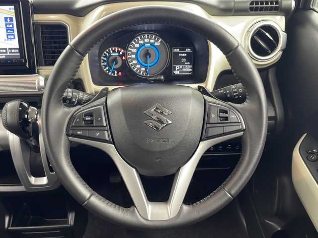 スズキ クロスビー HYBRID MZ 岐阜県 2019(令1)年 4.9万km ミネラルグレーM 純正8インチナビ（SKX-S804）/AM/FM/CD/DVD/SD/BT/フルセグTV/クルーズコントロール/クリアランスソナー/レーンキープアシスト/アイドリングストップ/LEDヘッドライト/パドルシフト/ドアバイザー
