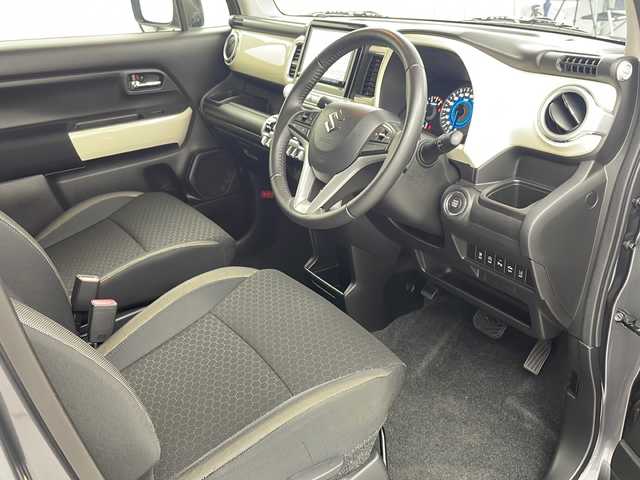 スズキ クロスビー HYBRID MZ 岐阜県 2019(令1)年 4.9万km ミネラルグレーM 純正8インチナビ（SKX-S804）/AM/FM/CD/DVD/SD/BT/フルセグTV/クルーズコントロール/クリアランスソナー/レーンキープアシスト/アイドリングストップ/LEDヘッドライト/パドルシフト/ドアバイザー