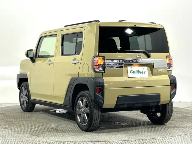 ダイハツ タフト G ターボ 大阪府 2021(令3)年 1.8万km サンドベージュメタリック ガラスルーフ 純正9incナビ(フルセグ/DVD再生/Bluetooth) 360カメラ ETC シートヒーター 衝突軽減 レーダークルコン クリアランスソナー レーンアシスト ルーフレール
