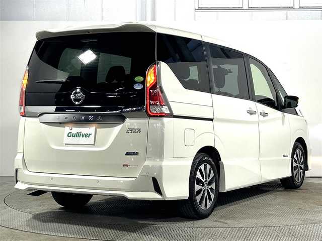 日産 セレナ ハイウェイスター プロパイロットED 大阪府 2017(平29)年 3.9万km ブリリアントホワイトパール ProPILOT 純正ナビ(フルセグ/DVD再生/Blu-ray/Bluetooth) バックカメラ 後席モニター ETC 両側パワースライドドア 衝突軽減 レーダークルコン クリアランスソナー