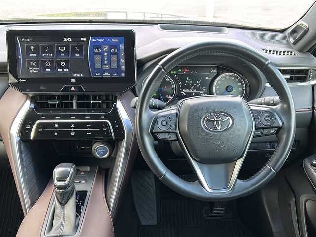 トヨタ ハリアー ハイブリッド Z 青森県 2020(令2)年 5.6万km プレシャスブラックパール ・4WD/・純正ナビ/・Bluetooth/・フルセグTV/・アラウンドビューモニター/・ブラインドスポットモニター/・純正ドライブレコーダー/・デジタルインナーミラー/・衝突被害軽減ブレーキ/・レーンキープアシスト/・横滑り防止装置/・レーダークルーズコントロール/・パワーバックドア/・ハーフレザーシート/・オートライト/・オートマチックハイビーム/・LEDヘッドライト/・ETC/・純正19AW/・純正フロアマット
