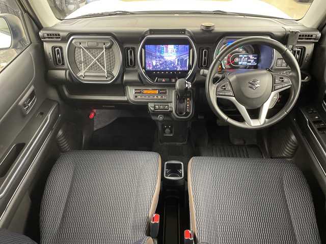 スズキ ハスラー Jスタイル ターボ 道央・札幌 2021(令3)年 4.5万km ピュアホワイトパール/ガンメタリック2トーン ・4WD/ターボ/・純正ナビ　フルセグ/BT/CD/DVD/USB/・デュアルカメラブレーキサポート/・レーダークルーズコントロール/・全方位カメラ/パドルシフト/・前席シートヒーター/・ステアリングスイッチ/・LEDオートライト/・オートマチックハイビーム/・スマートキー/プッシュスタート/・ダウンヒルアシスト/・アイドリングストップ/・ETC/社外ドライブレコーダー/・社外マフラー