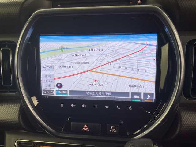 スズキ ハスラー Jスタイル ターボ 道央・札幌 2021(令3)年 4.5万km ピュアホワイトパール/ガンメタリック2トーン ・4WD/ターボ/・純正ナビ　フルセグ/BT/CD/DVD/USB/・デュアルカメラブレーキサポート/・レーダークルーズコントロール/・全方位カメラ/パドルシフト/・前席シートヒーター/・ステアリングスイッチ/・LEDオートライト/・オートマチックハイビーム/・スマートキー/プッシュスタート/・ダウンヒルアシスト/・アイドリングストップ/・ETC/社外ドライブレコーダー/・社外マフラー