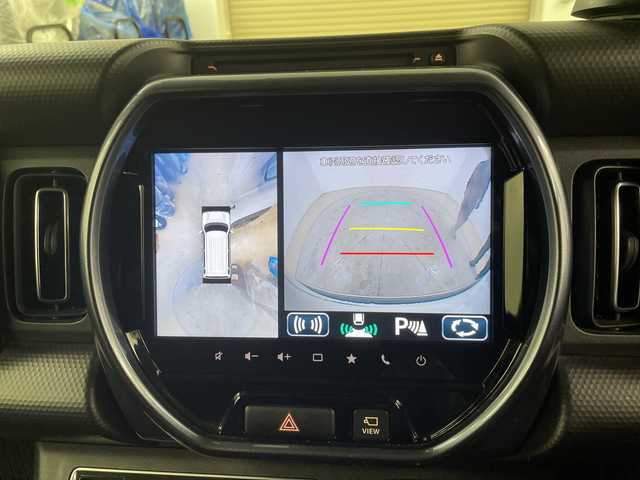 スズキ ハスラー Jスタイル ターボ 道央・札幌 2021(令3)年 4.5万km ピュアホワイトパール/ガンメタリック2トーン ・4WD/ターボ/・純正ナビ　フルセグ/BT/CD/DVD/USB/・デュアルカメラブレーキサポート/・レーダークルーズコントロール/・全方位カメラ/パドルシフト/・前席シートヒーター/・ステアリングスイッチ/・LEDオートライト/・オートマチックハイビーム/・スマートキー/プッシュスタート/・ダウンヒルアシスト/・アイドリングストップ/・ETC/社外ドライブレコーダー/・社外マフラー