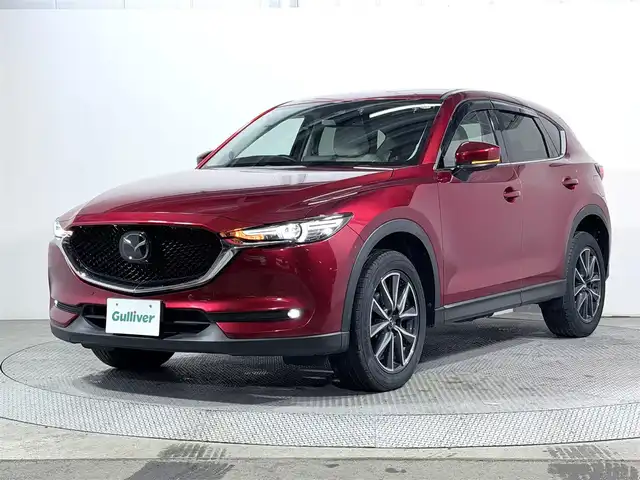 マツダ ＣＸ－５ XD Lパッケージ 大阪府 2017(平29)年 3万km ソウルレッドクリスタルM 白革シート BOSEサウンド 純正ナビTV バックカメラ ヘッドアップディスプレイ パワーシート/ヒーター ステアリングヒーター 電動リアゲート レーダークルコン 衝突軽減ブレーキ レーンアシスト ブラインドSM