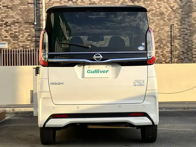 日産 ルークス HWS Gターボ プロパイロットED 静岡県 2021(令3)年 5.6万km チタニウムグレーM/シルキーホワイト 純正9インチナビ（CD/DVD/BT/フルセグ）/全方位カメラ/プロパイロット/純正ドライブレコーダー/純正ETC2.0/エンジンスタートボタン/保証書/取扱説明書/記録簿/パワーステアリング/パワーウィンドウ/アイドリングストップ/スマートキー/スペアキー1本/レーダークルーズコントロール/オートエアコン/USB入力端子/純正ETC2.0/純正ドライブレコーダー/純正フロアマット/ベンチシート/布シート/両側パワースライドドア/純正アルミホイール/ABS/横滑り防止装置/コーナーセンサー前後/レーンキープアシスト/オートライト/LEDヘッドライト/W+サイドエアバッグ/衝突軽減システム