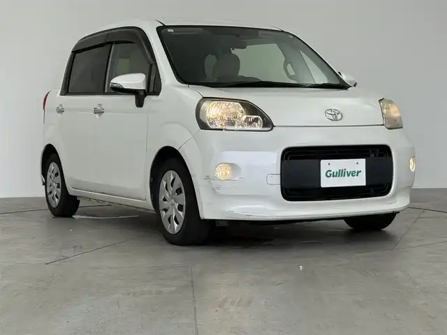 トヨタ ポルテ F 愛知県 2013(平25)年 9.6万km ホワイトパールクリスタルシャイン パナソニック製6.5インチストラーダナビ/プッシュスタート/ETC/片側パワースライドドア（左側）/ウォークスルー/チップアップシート/純正フロアマット/純正ホイールキャップ/ハロゲンヘッドライト/フロントフォグランプ/取扱説明書/保証書/スペアキー