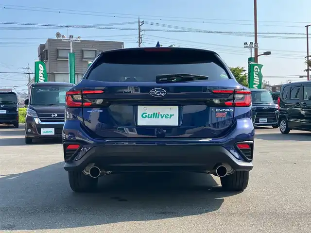 スバル レヴォーグ 1．8STIスポーツ EX 静岡県 2021(令3)年 4.1万km ラピスブルーP エンジンスタートボタン/パワーステアリング/パワーウィンドウ/AWD/MTモード付きAT/ターボ/スマートキー/オートエアコン/クルーズコントロール/USB入力端子/ETC/純正ナビ（BT/フルセグ）/バックカメラ/電動リアゲート/純正フロアマット/D席N席パワーシート/レザーシート/全席シートヒーター/純正18インチアルミホイール/ABS/横滑り防止装置/コーナーセンサー/レーンキープアシスト/オートライト/LEDヘッドライト/W+サイドエアバック/衝突軽減システム/デジタルインナーミラー/アイサイト