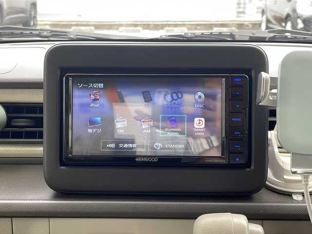 スズキ ラパン ＬＣ L 福岡県 2022(令4)年 2.3万km トラッドカーキメタリック ワンオーナー　/運転席シートヒーター　/前後ドライブレコーダー　/純正ナビ（フルセグＴＶ・ＡＭ・ＦＭ・Ｂｌｏｏｔｏｏｔｈ・ＣＤ・ＤＶＤ・ＵＳＥＮ・ｉＰｏｄ）/ＥＴＣ　/後方コーナーセンサー/ドアバイザー　/アイドリングストップ/USBポート/横滑り防止装置/レーンキープアシスト/ＬＥＤライト/オートライト/運転席・助手席エアバック/衝突被害軽減システム/プッシュスタート/スマートキー/スペアキー１本/保証書/取扱説明書