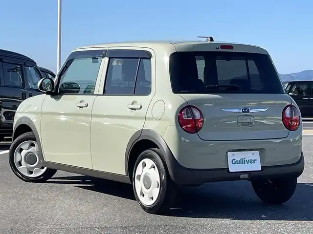 スズキ ラパン ＬＣ L 島根県 2022(令4)年 2.3万km トラッドカーキメタリック 登録時走行距離22775km/ワンオーナー　/運転席シートヒーター　/前後ドライブレコーダー　/純正ナビ（フルセグＴＶ・ＡＭ・ＦＭ・Ｂｌｏｏｔｏｏｔｈ・ＣＤ・ＤＶＤ・ＵＳＥＮ・ｉＰｏｄ）/ビルトインＥＴＣ　/後方コーナーセンサー/ドアバイザー　/アイドリングストップ/USBポート/横滑り防止装置/レーンキープアシスト/ＬＥＤライト/オートライト/運転席・助手席エアバック/衝突被害軽減システム/プッシュスタート/スマートキー/スペアキー１本/保証書/取扱説明書