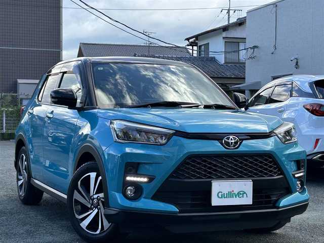 トヨタ ライズ Z 熊本県 2021(令3)年 2.2万km ブラックマイカメタリック/ターコイズブルーマイカメタリック ワンオーナー/衝突軽減ブレーキ/プッシュスタート/純正ディスプレイオーディオ/（フルセグTV・BTオーディオ）/全方位カメラ/ビルトインETC/前後ドライブレコーダー/純正17インチAW/レーダークルーズ/前席シートヒーター/LEDヘッドライト/オートライト/フォグライト/前後コーナーセンサー/横滑り防止装置/ウィンカーミラー/純正フロアマット/純正ドアバイザー/新車保証書/取扱説明書