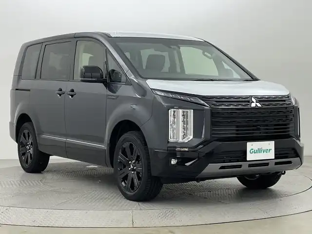 三菱 デリカＤ：５ シャモニー 新潟県 2025(令7)年 0.1千km グレーⅡ 4WD/フリップダウンモニター/アルパイン11インチナビ/　　フルセグ/BT/AppleCarPlay/AndroidAuto/バックカメラ/両側パワースライドドア/パワーバックドア/レーダークルーズコントロール/LEDオートライト/パワーシート/純正18インチアルミホイール/ステアリングスイッチ/ステアリングヒーター/パドルシフト/ブラインドスポットモニター/スマートキー