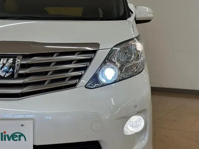 トヨタ アルファード 240S プライムセレクションⅡ 群馬県 2010(平22)年 5.4万km ホワイトパールクリスタルシャイン 純正フリップダウンモニター/純正HDDナビ/　　CD/DVD/BT/ワンセグ/MSV/AUX/バックカメラ/両側パワースライドドア/パワーバックドア/HIDオートライト/オットマンシート/17インチAW/コーナーセンサー/ドライブレコーダー/ステアリングスイッチ/横滑り防止装置/サイド・カーテンエアバッグ/スマートキー/ビルトインETC