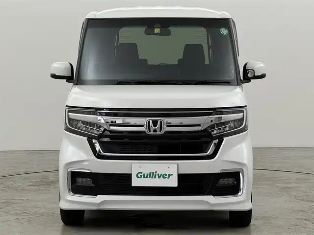 ホンダ Ｎ ＢＯＸ カスタム L 福岡県 2022(令4)年 3.3万km 白 純正ナビ／フルセグＴＶ　/バックカメラ　/アダプティブクルコン　/コーナーセンサー　/衝突被害軽減ブレーキ　/レーンキープ　/先行車発進検知　/片側電動スライドドア　/シートヒーター　/純正１４インチＡＷ　/ＬＥＤライト