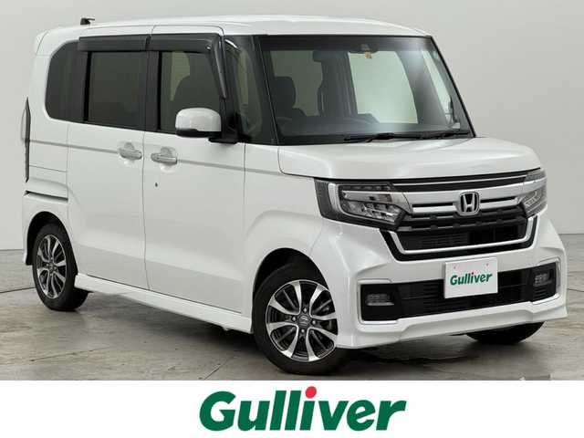 ホンダ Ｎ ＢＯＸ カスタム L 福岡県 2022(令4)年 3.3万km 白 純正ナビ／フルセグＴＶ　/バックカメラ　/アダプティブクルコン　/コーナーセンサー　/衝突被害軽減ブレーキ　/レーンキープ　/先行車発進検知　/片側電動スライドドア　/シートヒーター　/純正１４インチＡＷ　/ＬＥＤライト