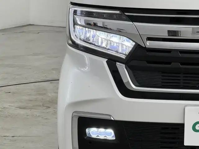 ホンダ Ｎ ＢＯＸ カスタム L 福岡県 2022(令4)年 3.3万km 白 純正ナビ／フルセグＴＶ　/バックカメラ　/アダプティブクルコン　/コーナーセンサー　/衝突被害軽減ブレーキ　/レーンキープ　/先行車発進検知　/片側電動スライドドア　/シートヒーター　/純正１４インチＡＷ　/ＬＥＤライト