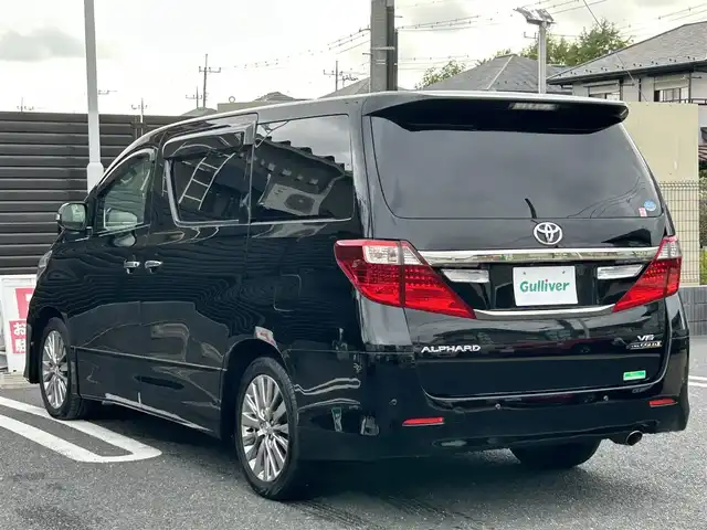 トヨタ アルファード 350S タイプゴールドⅡ 埼玉県 2014(平26)年 6.1万km ブラック ワンオーナー/メモリナビ/フルセグテレビ/バックカメラ/フリップダウンモニター/ウィンカーミラー/オットマン/クルーズコントロール/サンルーフ/ドアバイザー/プッシュスタート/両側パワースライドドア/パワーバックドア/ETC/スペアキー/保証書/取扱説明書/ナビ取扱説明書