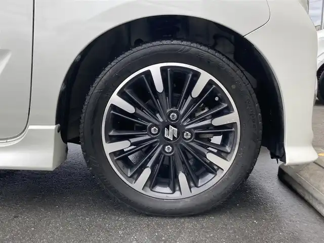 スズキ スペーシア カスタム HYBRID XS ターボ 静岡県 2018(平30)年 8.9万km ピュアホワイトP デュアルセンサーブレーキサポート/純正メモリーナビ(CN-RZ765W)/　AM FM CD DVD Bluetooth USB SD/ビルトインETC/前後方ドライブレコーダー/LEDオートヘッドランプ/レーダークルーズコントロール/シートヒーター(運転席)/両側パワースライドドア/リアクリアランスソナー/レザー調シートカバー/純正15インチアルミホイール/リアロールサンシェード/パドルシフト/フルセグTV/バックモニター