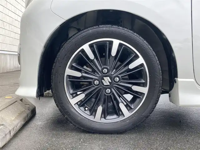 スズキ スペーシア カスタム HYBRID XS ターボ 静岡県 2018(平30)年 8.9万km ピュアホワイトP デュアルセンサーブレーキサポート/純正メモリーナビ(CN-RZ765W)/　AM FM CD DVD Bluetooth USB SD/ビルトインETC/前後方ドライブレコーダー/LEDオートヘッドランプ/レーダークルーズコントロール/シートヒーター(運転席)/両側パワースライドドア/リアクリアランスソナー/レザー調シートカバー/純正15インチアルミホイール/リアロールサンシェード/パドルシフト/フルセグTV/バックモニター